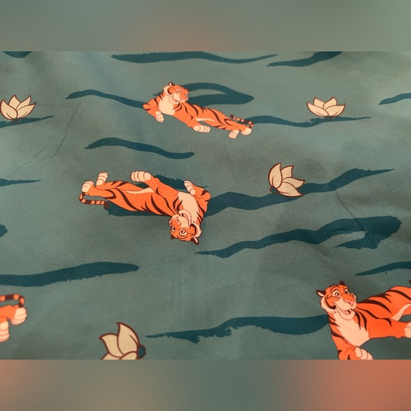 Disney Aladdin Jasmine 2pc Top & Button-down shirt matching set Girls 4 NWT - Picture 11 of 11